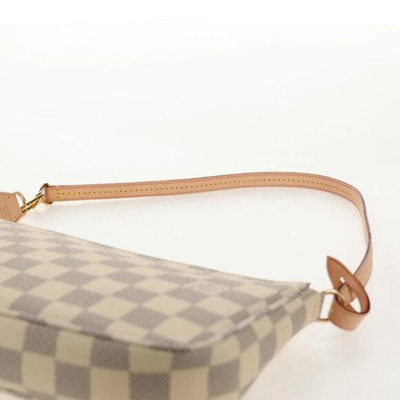 LOUIS VUITTON Damier Azur Pochette Accessoires Pouch N51986 LV Auth 136598M - Picture 9 of 16
